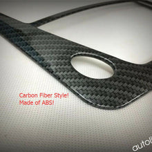 Carbon Fiber Look Reading Lights Frame Trim For Nissan X-Trail Rogue 2014 - 2020