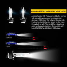 2x D2S 35W 6000K HID Xenon Replacement Low/High Beam Headlight Lamp Bulbs White