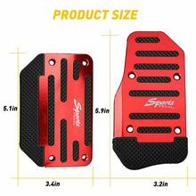 1SET Universal Non-Slip Automatic Gas Brake Foot Pedal Pad Cover Car Accessories