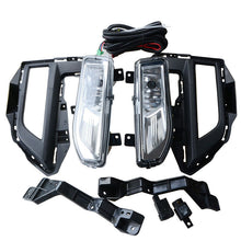 Front Bumper Clear Len Driving Light Fog Lamp Kit for Nissan Rogue X-Trail 16-20