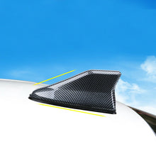 New Universal Carbon Fiber Car Shark Fin Roof Antenna Radio AM/FM Signal Aerial