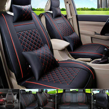 Luxury 5-Seats Car Sit Covers Sit Cushion PU Leather Protect Set Car Accessories