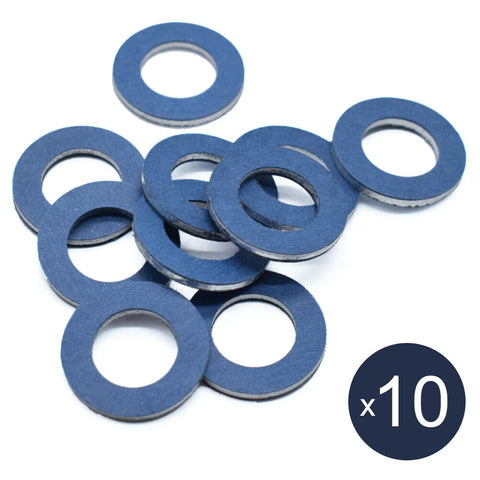 10Pcs Oil Drain Sump Plug Washers Gasket 12mm Hole For Toyota OE#90430-12031