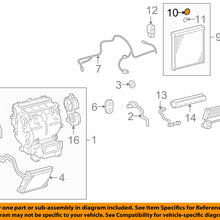 TOYOTA OEM 11-13 Highlander Evaporator Heater-Evaporator Core O-ring 9006908009