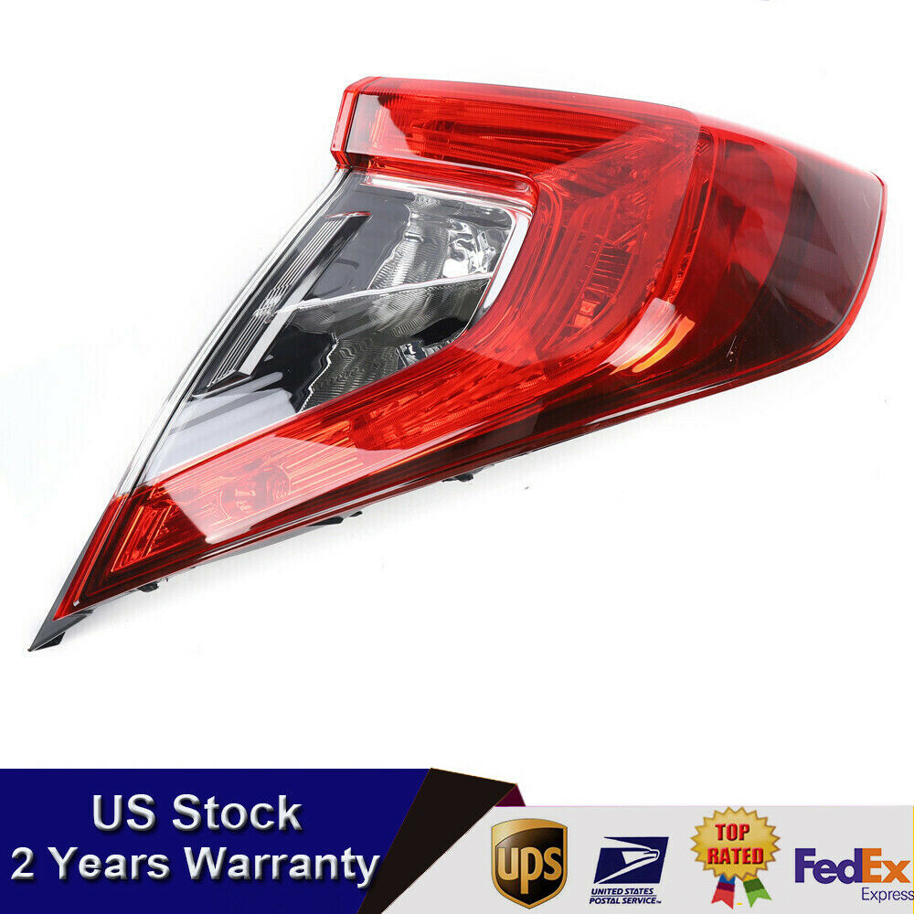 For 2016-2020 Honda Civic 4Door Sedan Tail Light Lamp Outer Right Passenger Side