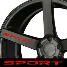 4x Racing SPORT Car Auto Rims Wheel Reflective Decal Sticker Graphic Accessories