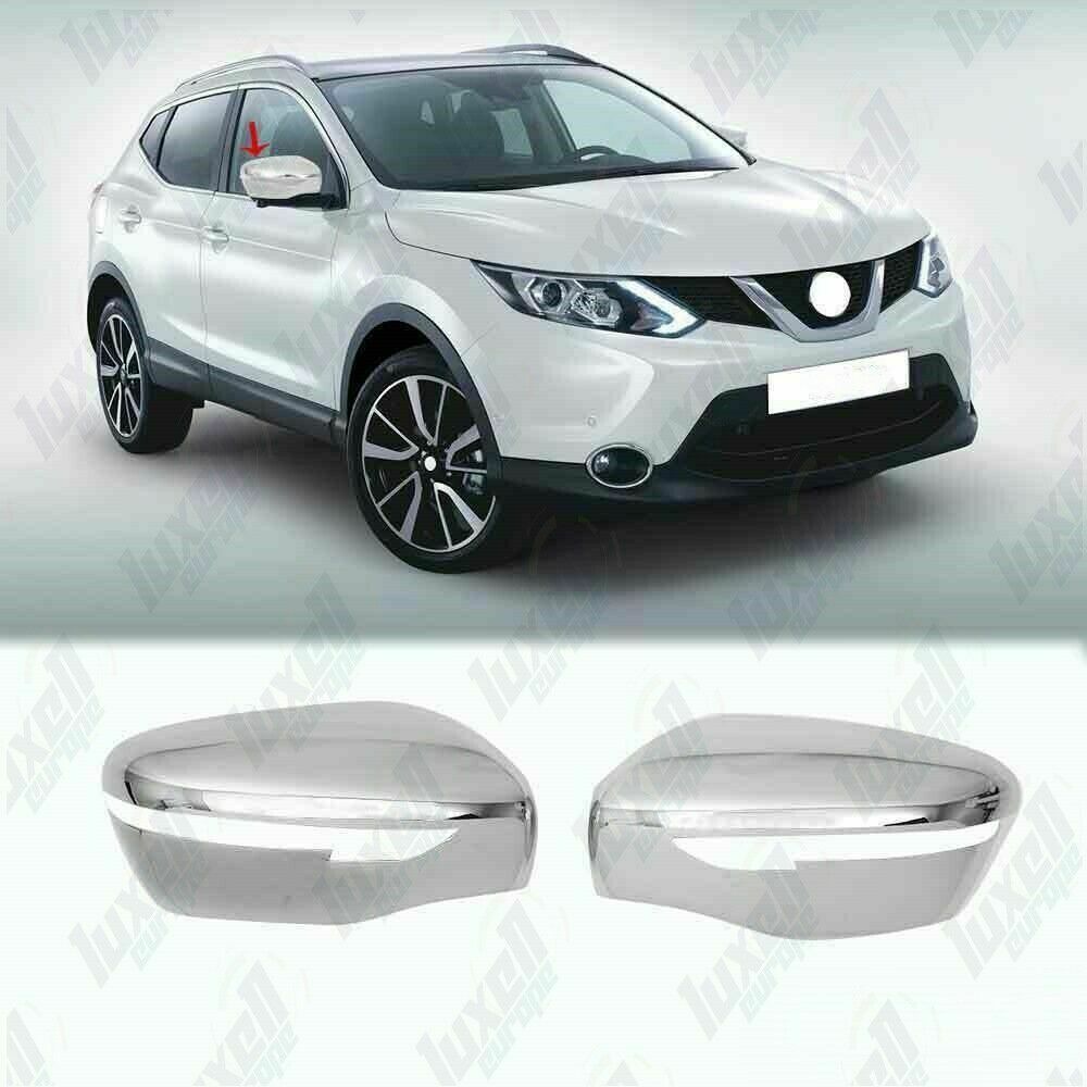 Fits Nissan Rogue 2014-2020 Abs Wing Chrome Mirror Cover 2Pcs