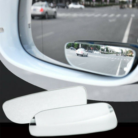 2X Car Blind Spot Mirror adjustable Wide Angle Convex Rear View Parking Rearview