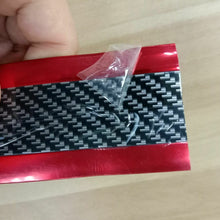 Car Interior Accessories Door Panel Red Carbon Fiber Vinyl Wrap Sticker Cover