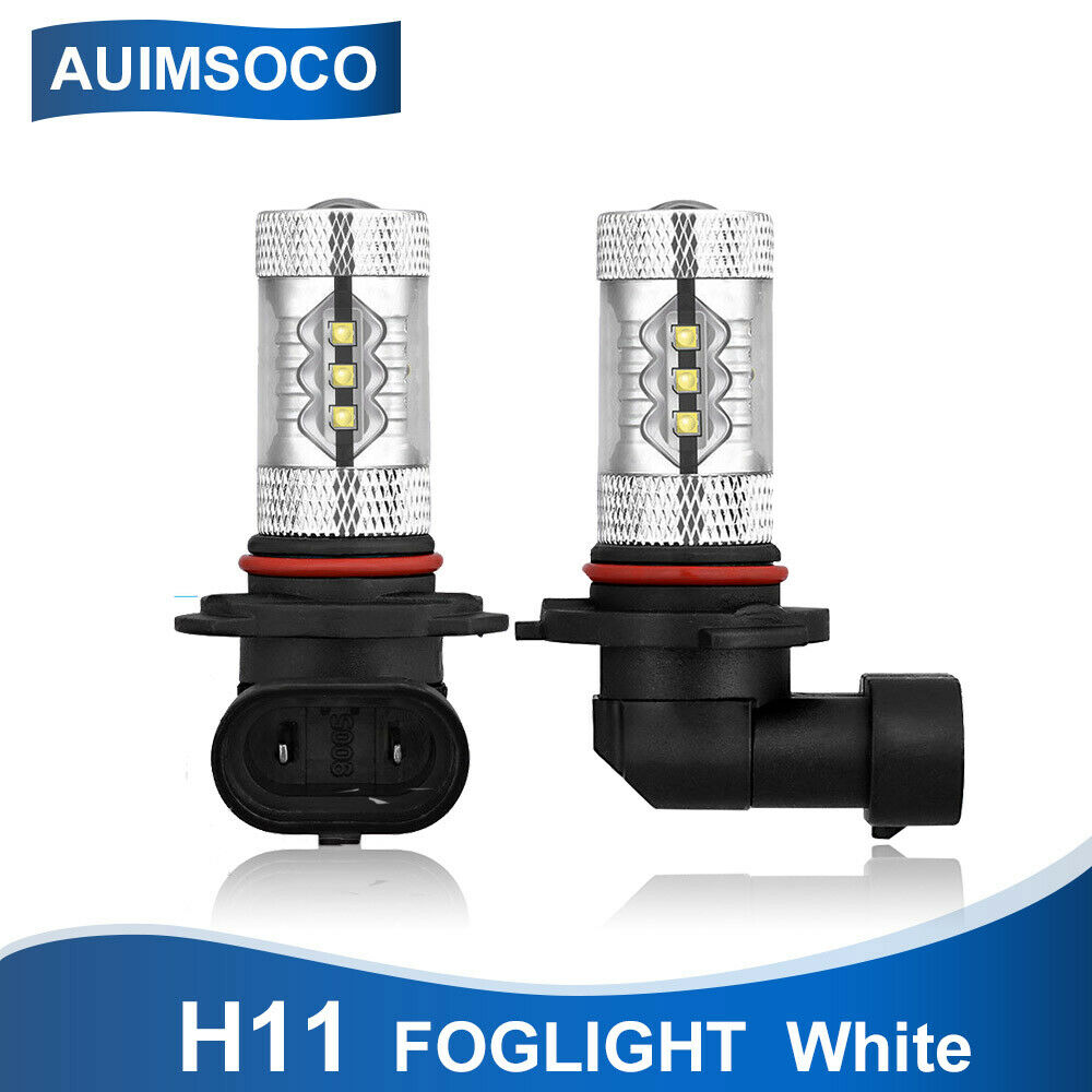 H9 H11 H8 LED Fog Light Bulbs Driving Lamp DRL 2x For 2010-2018 Honda Accord