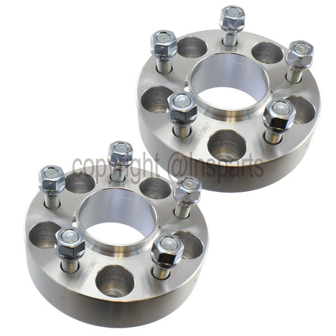 38mm Hubcentric 5x4.5 (2) Wheel Spacers | 12x1.25 | 66.1mm For Nissan & Infiniti