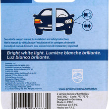 License Light Bulb-Crystalvision - Twin Blister Pack Philips 168CVB2
