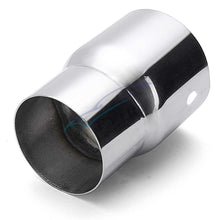 Chrome Stainless Steel 3.5"ID to 3.5"ID Exhaust Pipe Adapter Connector Universal