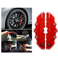 4PCS Red Color Style 3D Car Universal Disc Brake Caliper Covers Front & Rear Kit