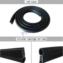 4 Meter Weatherstrip Car Bonnet Hood Trunk Edge Trim Moulding Noise Seals Black