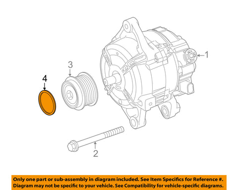 TOYOTA OEM Alternator-Pulley Cap 274160W050