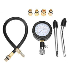 Compression Tester Pressure Gauge Tester Petrol Engine Cylinder 300psi Tool Kit