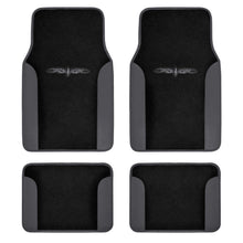 Car Floor Mats 4 Pieces Set Carpet Rubber Backing All Weather Protection