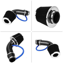 Air Intake Kit Black Pipe Diameter 3"+Cold Air Intake Filter+ Clamp+ Accessories