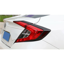 For Honda Civic 10TH Carbon Fiber Style Rear Tail Light Cover Trim Frame Molding