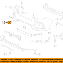 HONDA OEM 2017 Civic Rear Bumper-Tow Hook Eye Cap Cover 71506TGGA00ZH