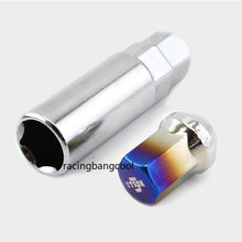 20pcs /set 32mm Racing Roasted M12x1.25 Blue Stainless Steel Wheel Lug Nuts