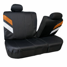 Car Seat Covers Neoprene Waterproof for Auto Car SUV Van Full Set Orange