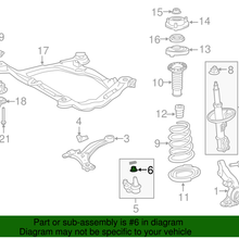 Genuine Toyota Lower Ball Joint Castle Nut 90080-17214