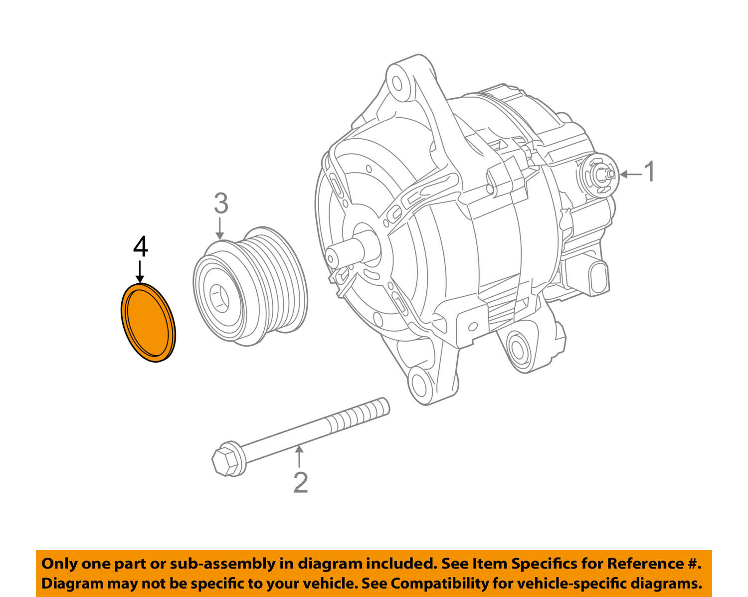 TOYOTA OEM Alternator-Pulley Cap 274160W050