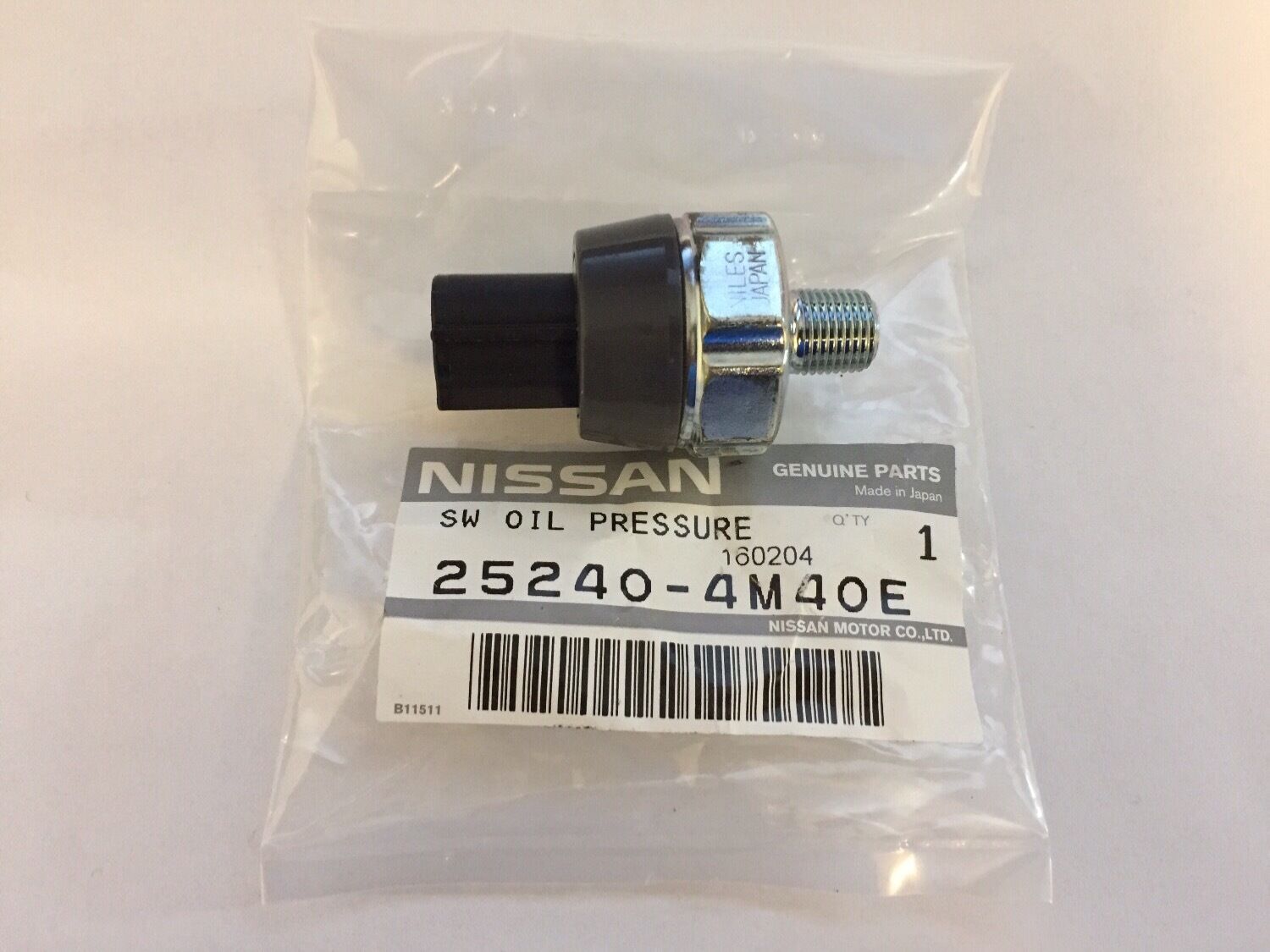 NISSAN OEM-Oil Pressure Sending Unit 252404M40E - Single Pin Connector