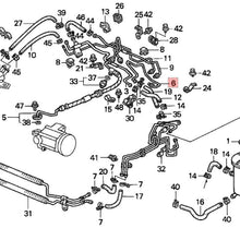 90-93 Accord 2.2 P/S Return Oil Pipe 10mm Rack&Pinion Cooling Line Tube Hose OEM