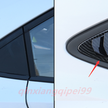 Carbon Fiber Style Side Vent Window Scoop Cover For Toyota Corolla 2019-2020