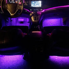 6.5FT/2M LED Car Interior Decor Atmosphere Wire Strip Pink Light Lamp Accessory