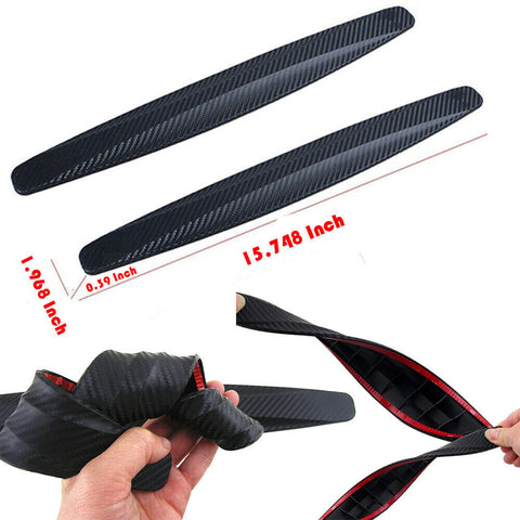 Car Sticker Carbon Fiber Rubber Protector Universal Interior Part Accessories