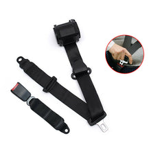 3 Point Retractable Car Seat Belt Bolt Auto Safety Strap Buckle Universal