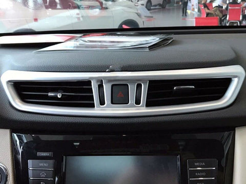 Middle Console Air Condition Vent Cover Trim for 2017-2020 Nissan Rogue X-Trail