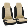 Seat Covers For Highback Car Truck SUV Van Universal Fit Beige Black