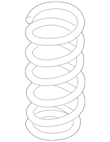 Genuine Nissan Coil Spring 55020-3GP0A