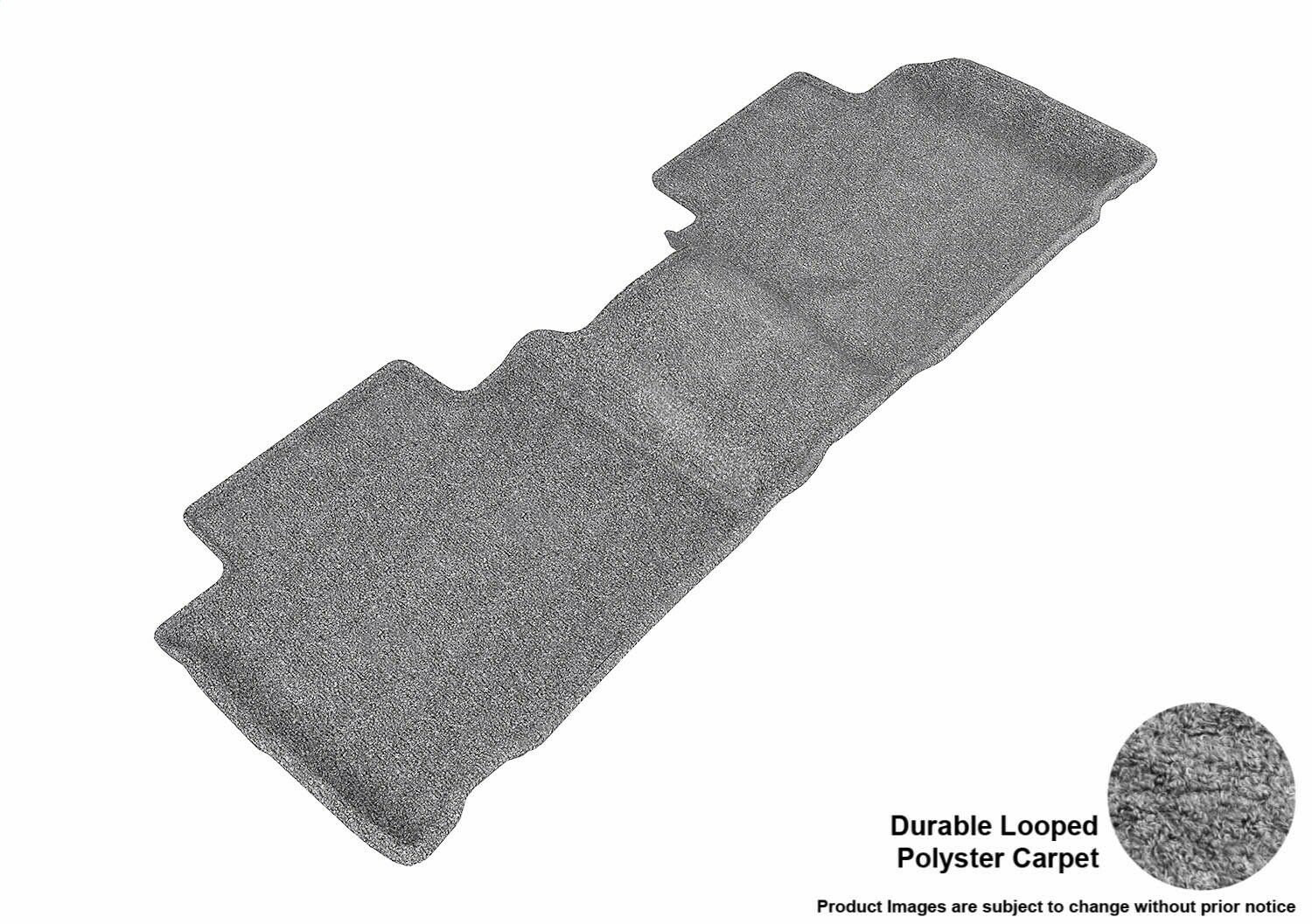 For 2014-2020 Nissan Rogue Classic Gray Rear All Weather Floor Mat