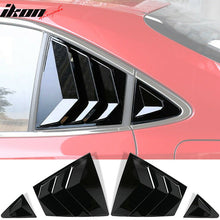 Fits 20-21 Toyota Corolla Side Window Louver Visor Guards 4PC Gloss Black