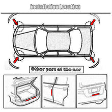 2x Car Stickers Rear Front Bumper Protector Soft Rubber Sheet Plate Protect Trim