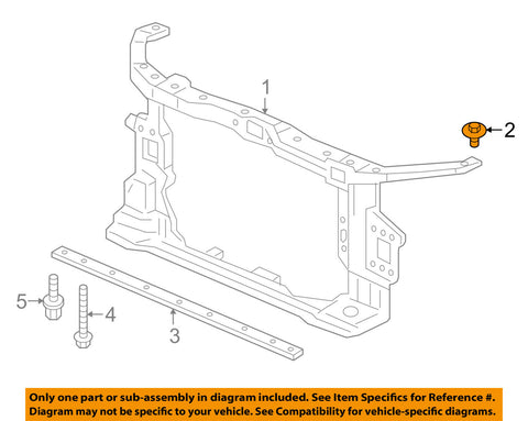 HONDA OEM 16-17 Civic-Radiator CCore Support Bolt 90101TBAA00