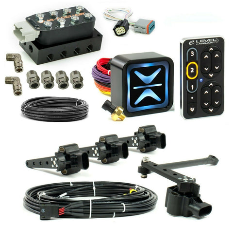 Accuair E-level+ Connect Touchpad VU4 Manifold Air ride Valve 3/8 Hose Fittings