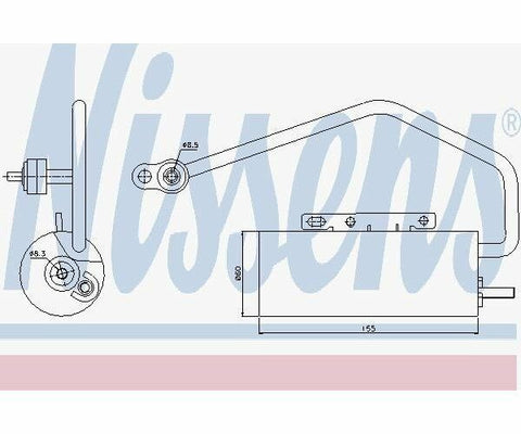 Nissens Dryer, Air Conditioning 95351