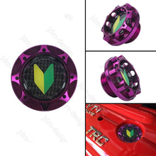 JDM LEAF Racing Purple Engine Oil Filler Cap Oil Tank Cover Aluminium For TOYOTA