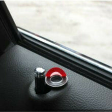 4Pcs Carbon Fibre Interior Insert Door Lock Knob Pins Kit For Car Truck SUV Auto