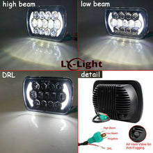 Brightest 5X7" 7x6 inch Rectangle LED Cree Headlight DRL for Toyota Pickup Truck