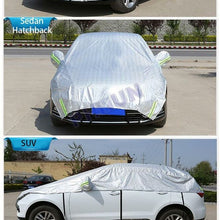 Car Suv Sedan Hatchback Semi-body Cover Sun Shade Reflective Outdoor Waterproof