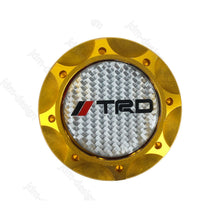 TRD Racing Gold Engine Oil Filler Cap Oil Tank Cover Aluminium For TOYOTA
