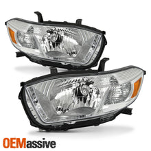 For 2008 2009 2010 Toyota highlander [Halogen Type] Chrome Headlights Pair